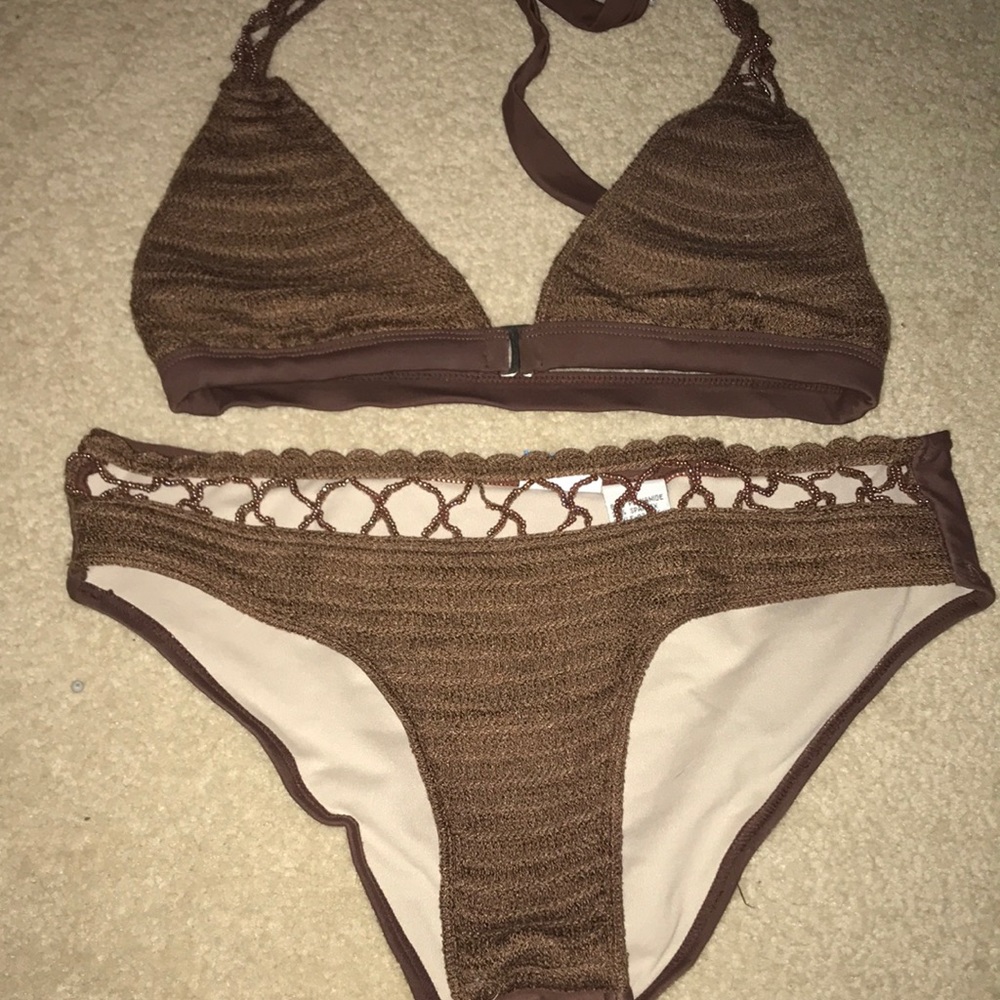 Brown bikini
